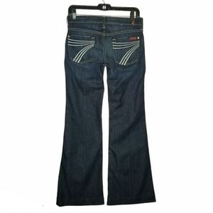 7 For All Mankind Dojo Flare Jeans 25x30